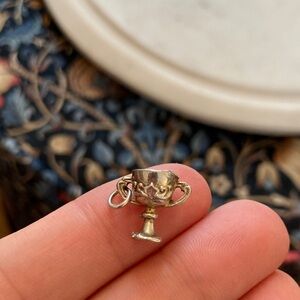 Antique Sterling Chalice Cup Charm